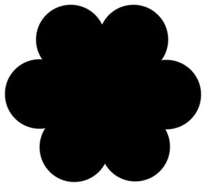 Deko-Locher, 25 mm, Blume